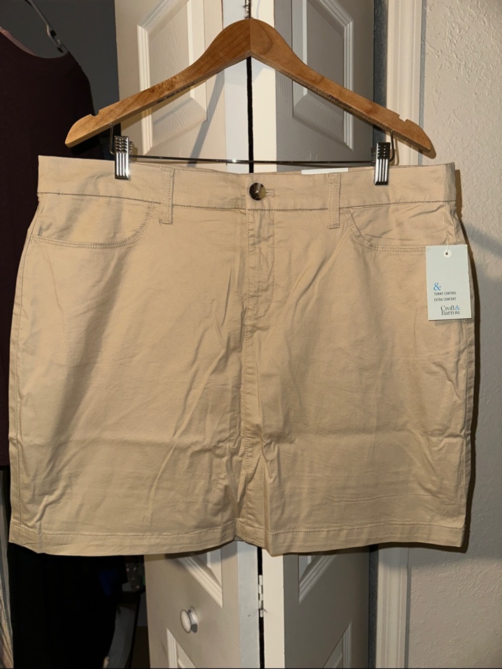 croft & barrow Khaki Beige Women's Casual Skorts